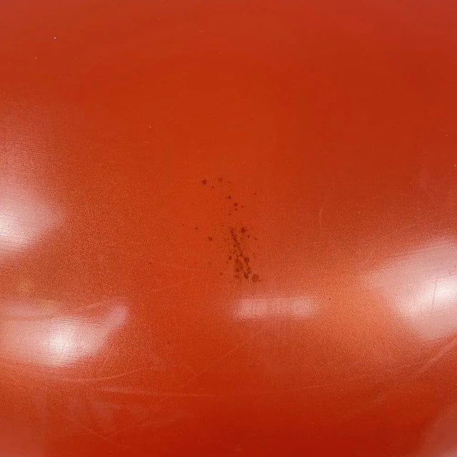 Red Italian Postmodern Ottoman by Fabrizio Bertero and Andrea Panto for Zanotta, 1990s For Sale - Image 8 of 11