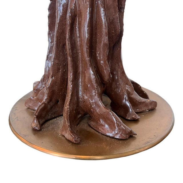 Ceramic Tree Table Lamp, French, 1960s For Sale - Image 3 of 6