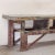 Contemporary Mid 20th Century Metal Clad Wood + Steel Industrial Table For Sale - Image 3 of 7