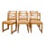1960s Maison Regain Brutalist Elm + Rush Dining Chairs - Set of 6 Available, Sold as Pairs For Sale