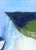 Cliffside 3, Mixed Media Expressionist Seascape Landscape Oil Painting For Sale - Image 4 of 14