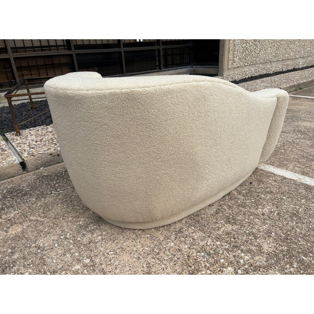 White Post-Modern Chaise by Vladimir Kagan for Weiman For Sale - Image 8 of 13