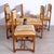 Beige Vintage Italian Chairs in Solid Wood, 1980s, Set of 6 For Sale - Image 8 of 18