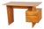 Mid-Century Modern Writing Desk in Oak by B. Landsman, Czech, 1950s For Sale