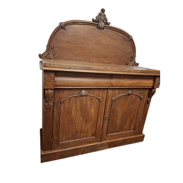 English Sideboard in Mahogany with Shelf, 1800, in Very Good conditions. Designed 1890 to 1919