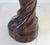 Vintage Hand Carved Female Asian Wood Sculpture For Sale - Image 9 of 10