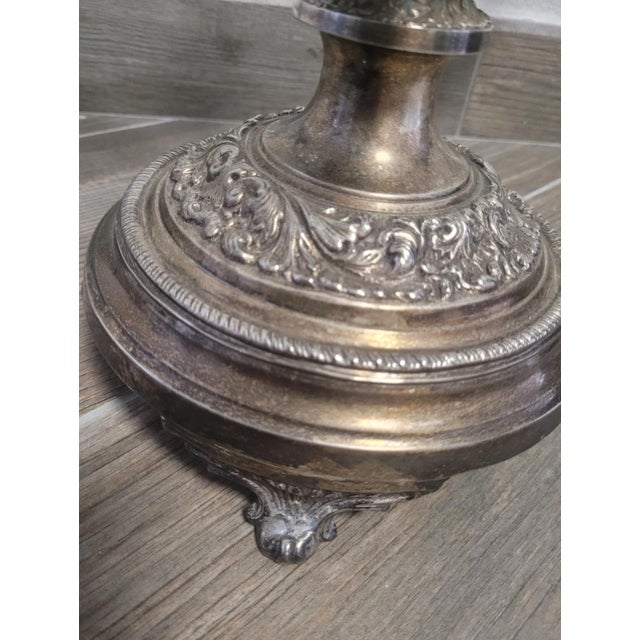 Silver Sheffield Silver Plated Centrepiece For Sale - Image 8 of 15