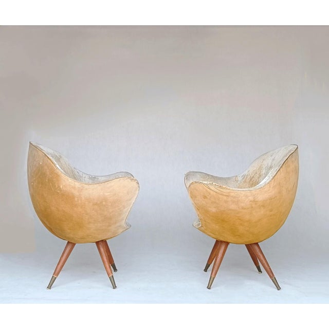 Textile Vintage Egg Chairs and Sofa by Paged, 1970s, Set of 3 For Sale - Image 7 of 17