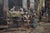 European Street Artist Signed Oil Painting on Canvas For Sale - Image 9 of 12