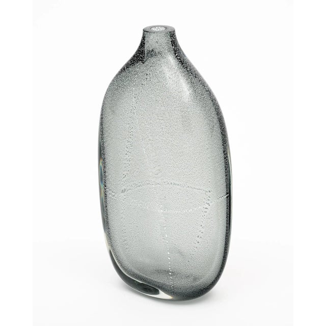 2020s Murano Glass Silver Voda Bottles For Sale - Image 5 of 9