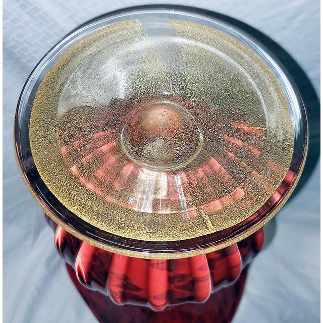 1970s Murano Style Tulip Vase For Sale - Image 10 of 10