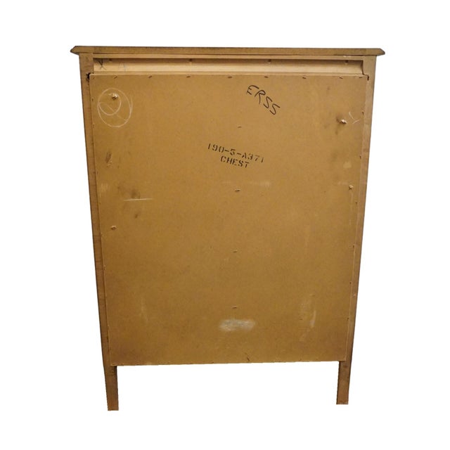 Bassett Furniture Cherry Country French Provincial 38" Chest of Drawers 190-5-A371 For Sale - Image 9 of 11