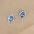 2010s Natural Sapphire Diamond Earrings 14k White Gold 1.68 TCW Certified For Sale - Image 5 of 15