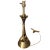 Mid-Century Modern Rare Vintage Mid Century Modern Atomic Brass Lamp Hollywood Regency Gold Brutalist For Sale - Image 3 of 12
