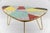 Colorful Mosaic and Brass Coffee Table, Italy, 1950s For Sale - Image 9 of 18