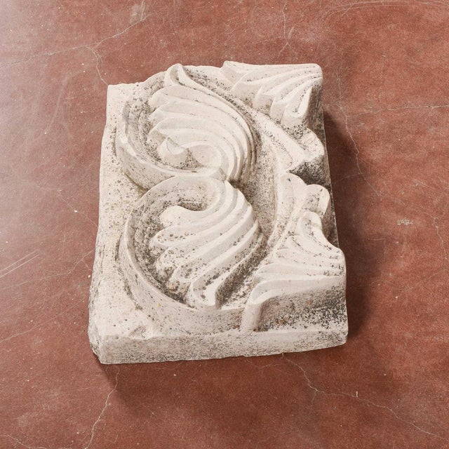 Fragment of Stone Wall Decoration For Sale - Image 3 of 6
