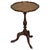 Antique Hardwood Scalloped Edge Top Side Table on Tripod Feet, 1930 For Sale - Image 10 of 10