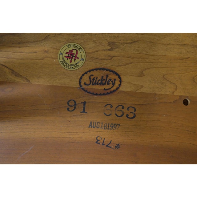 Stickley Round Cherry End Table Mission Style For Sale - Image 14 of 14