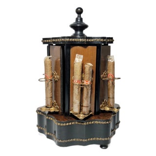 Wooden Cigar Carousel, Spain, 1950s For Sale