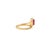Not Yet Made - Made To Order 1 Carat Flaoting Ruby Diamond Halo Contemporary Ring in 14k Yellow Gold Size 6.5 For Sale - Image 5 of 11