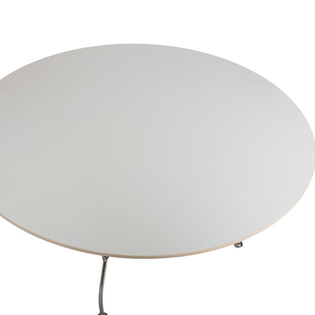 Glossy Wood and Metal Dining Table from Kartell For Sale - Image 5 of 12