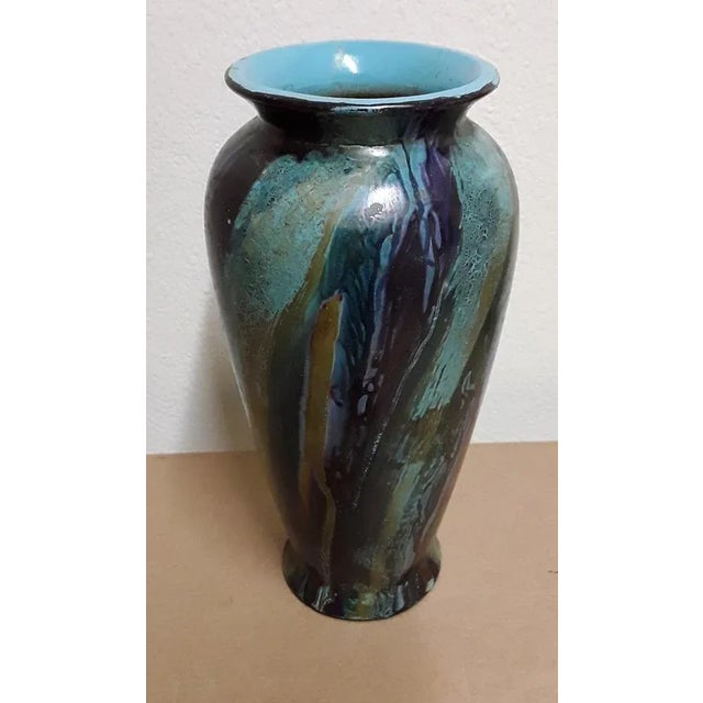 Mid-Century Modern Mid-Century German Ceramic Vase from Scheurich, 1960s For Sale - Image 3 of 5