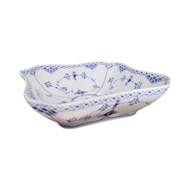 Traditional 1920s Royal Copenhagen Musselmalet Bowl For Sale - Image 3 of 5
