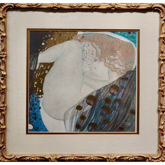 After Gustav Klimt - Danae Nude - Collotype on Paper For Sale - Image 10 of 10