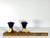 Moorcroft Wisteria Pottery Candlestick Holders Pair c. 1930s For Sale - Image 10 of 10