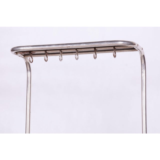 Bauhaus Vintage Bauhaus Wall Shelf in Chrome-Plated Steel, 1930s For Sale - Image 3 of 9