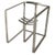 Diaframma Geometrical Armchair in Stainless Steel by Metalmorphosis Studio For Sale - Image 10 of 10