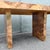 Brown Vintage Postmodern Burlwood Laminate Rectangular Dining Table For Sale - Image 8 of 11