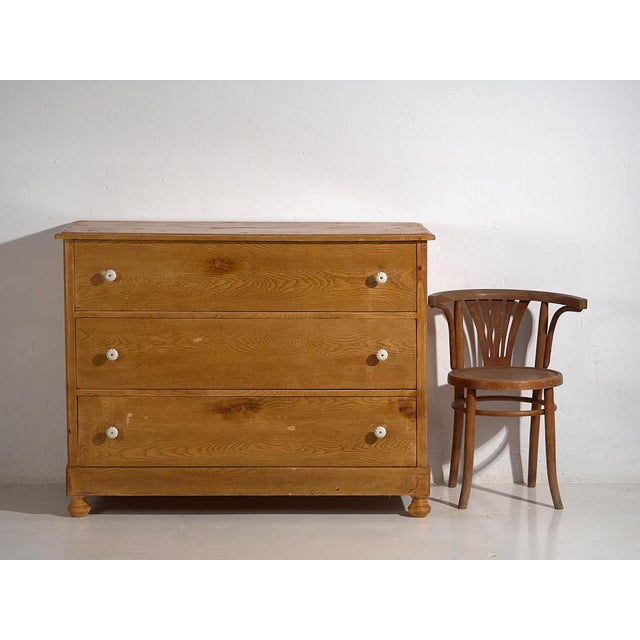 Pine 3-Drawer Dresser, 1920s For Sale - Image 12 of 13