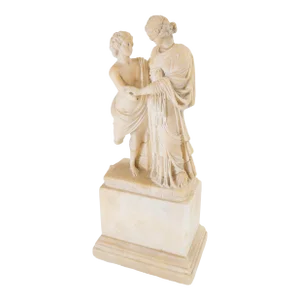 19th Century Grand Tour Neoclassical Mythical Alabaster Carving