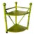 1970s Two-Tiered Freestanding Bamboo Shelving For Sale