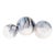 Aegean Painted Iron Orbs - Set of 3 For Sale