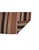 1960s Striped Brown Vintage Small Kilim - 2`10″ X 5`4″ For Sale - Image 5 of 6