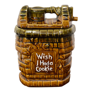 Vintage Mid-Century McCoy Pottery Wishing Well Cookie Jar