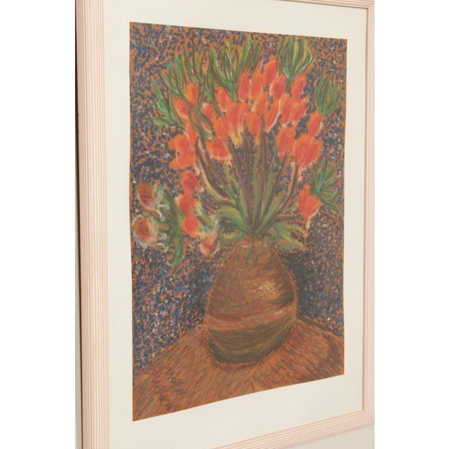 Artist Signed Pastel Painting Inspired by Vincent Van Gogh For Sale - Image 10 of 18