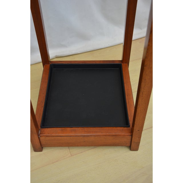 Mid-Century Modern Mahogany Coat Stand from G. W. Evans, England, 1962 For Sale - Image 16 of 18