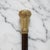 Victorian Wood Floral Chased Gold Plated Knob Children's Walking Stick Cane For Sale - Image 4 of 8