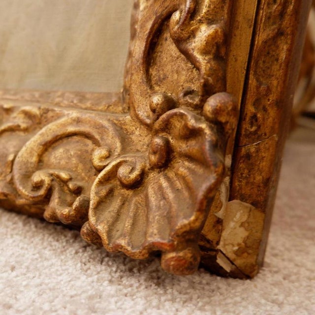 Flowers in Front Mirror, 19th Century, Paint on Canvas, Framed For Sale - Image 12 of 14