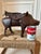 Vintage Brutalist Metal Pig Garden Sculpture. Charming winged pig in a rich bronze tone. Great handmade torchcut and...