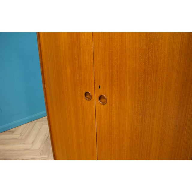 Walnut Wardrobe from Bath Cabinet Makers, 1960s For Sale - Image 6 of 13