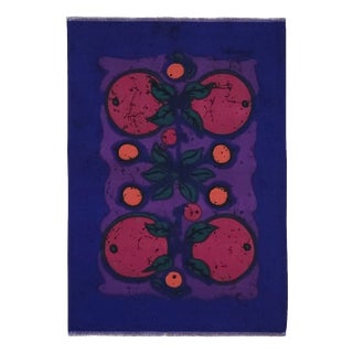 Mid-Century German Pop Art Screen-Printed Wall Hanging by Traute Sänger, 1970s For Sale