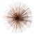 Large Vintage Mid Century Modern Starburst Urchin Pom Pom Mixed Metal Abstract Brutalist Wall Sculpture by Curtis Jere For Sale