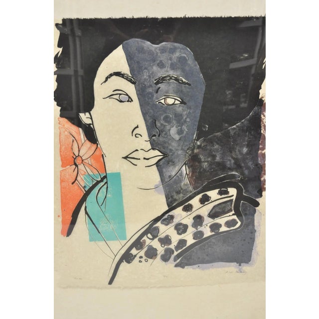"Hiroko" by artist Robert Kushner, created in April 1986, Limited 8/170. It is a 5-color lithograph printed on handmade...
