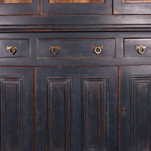 Painted Irish Library Bookcase For Sale - Image 6 of 13