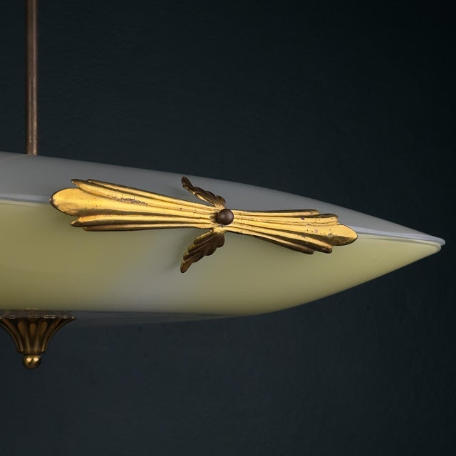 Vintage Art Deco Pendant Light, 1930s For Sale - Image 16 of 18