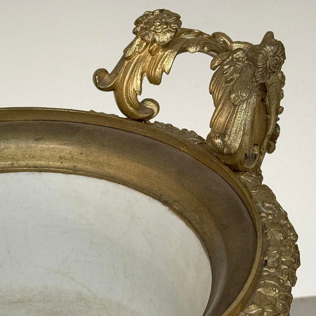 19th Century French Porcelain Vase in the Sèvres Style With Gilt Bronze Mounts For Sale - Image 14 of 18